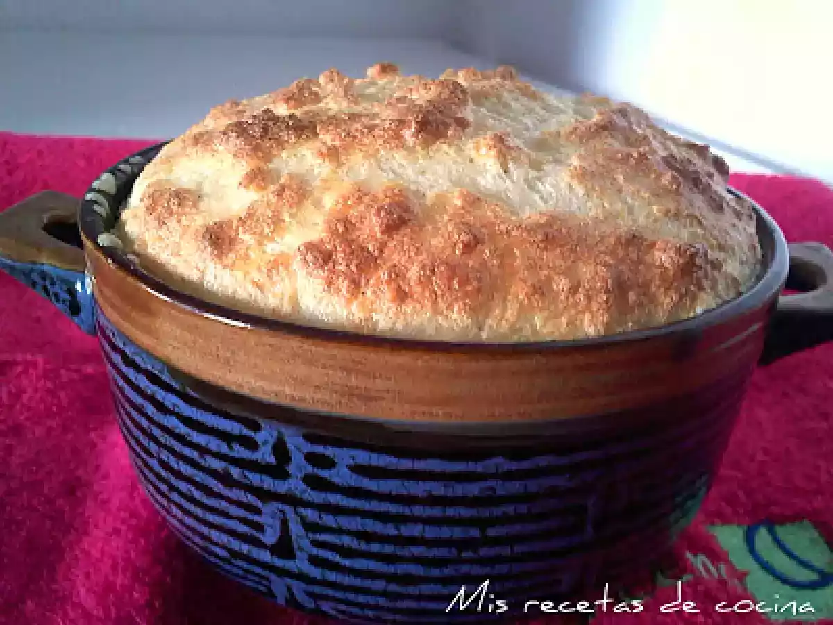 Soufflé de queso emmental