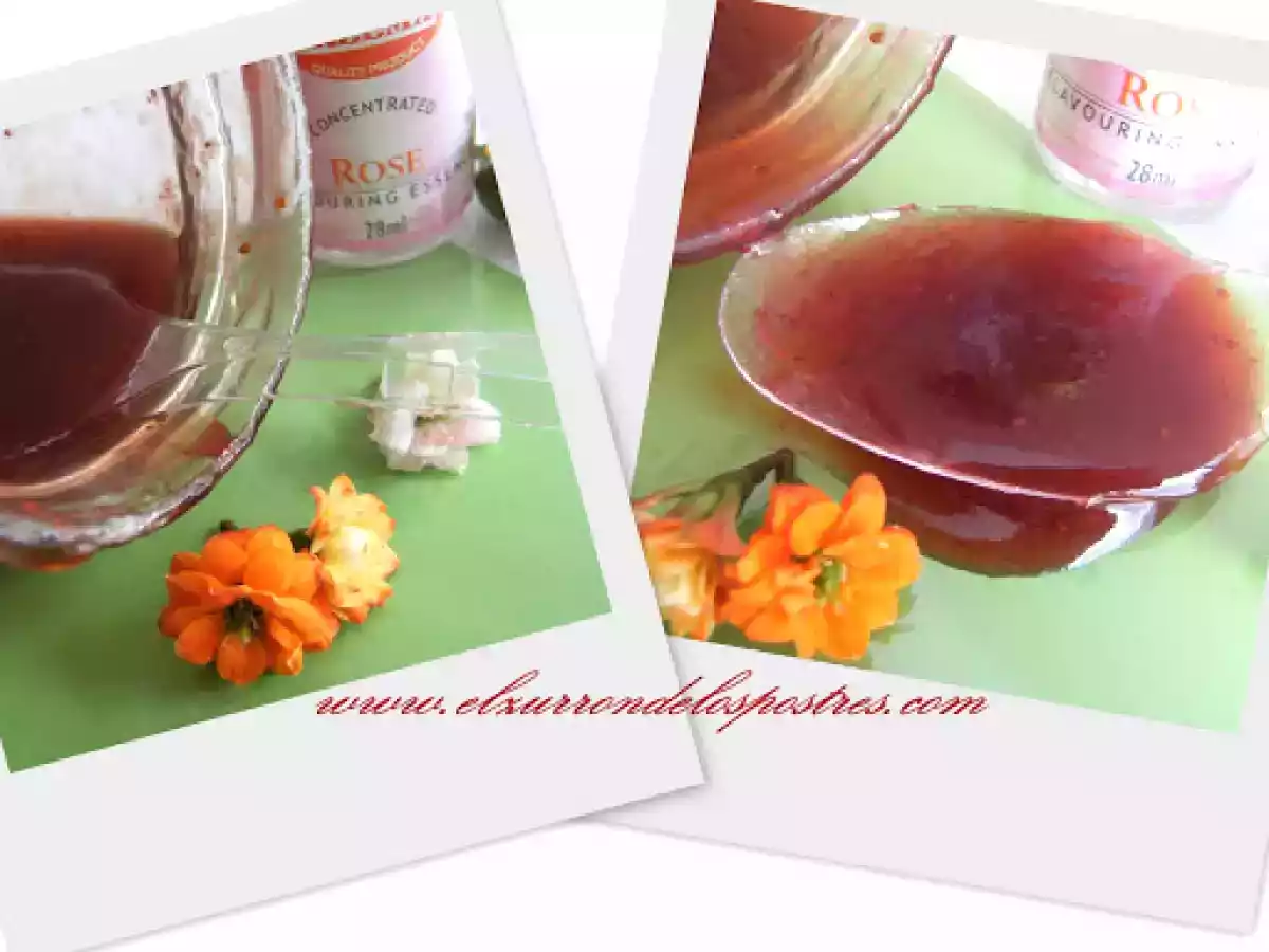 Soufflé Helado de Mermelada de Fresa y Esencia de Rosas - foto 3