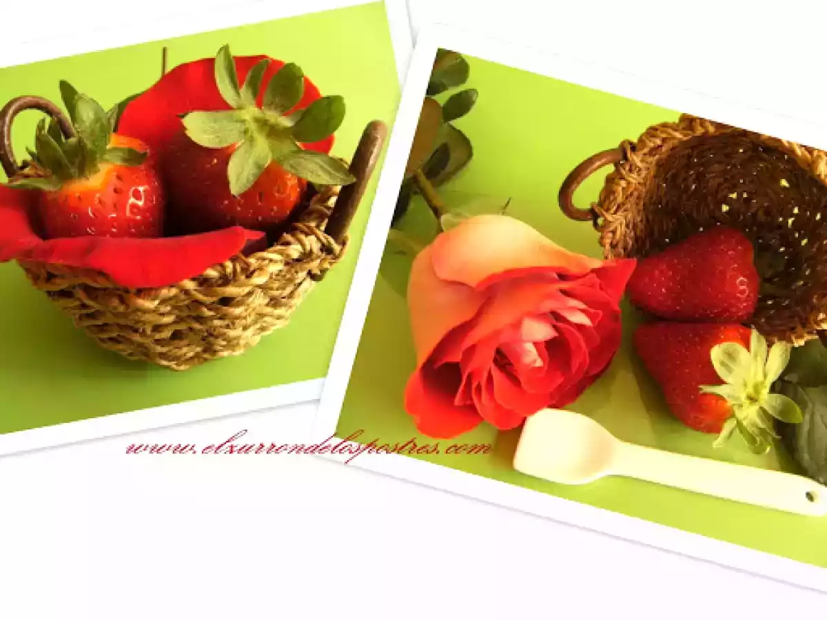 Soufflé Helado de Mermelada de Fresa y Esencia de Rosas - foto 8