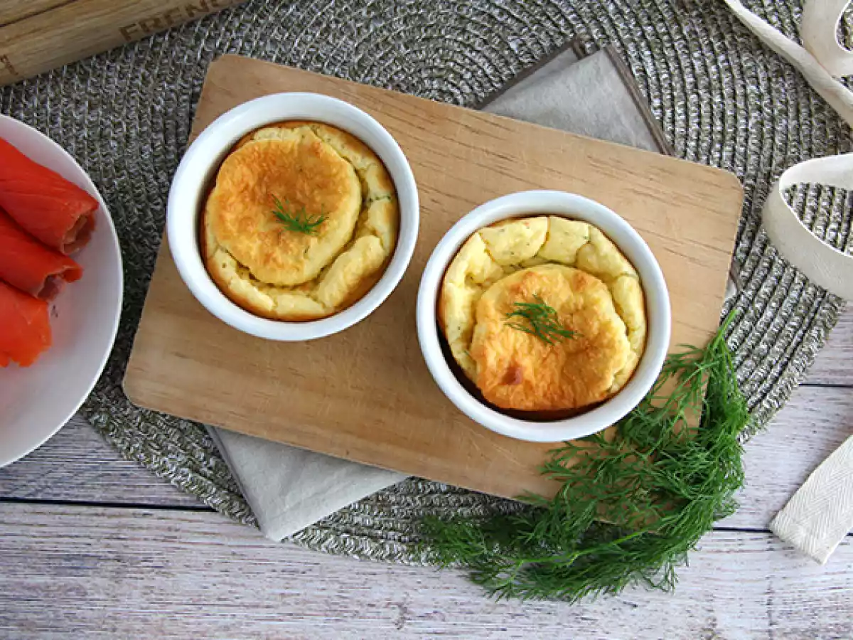 Soufflés de salmón ahumado y eneldo - foto 4