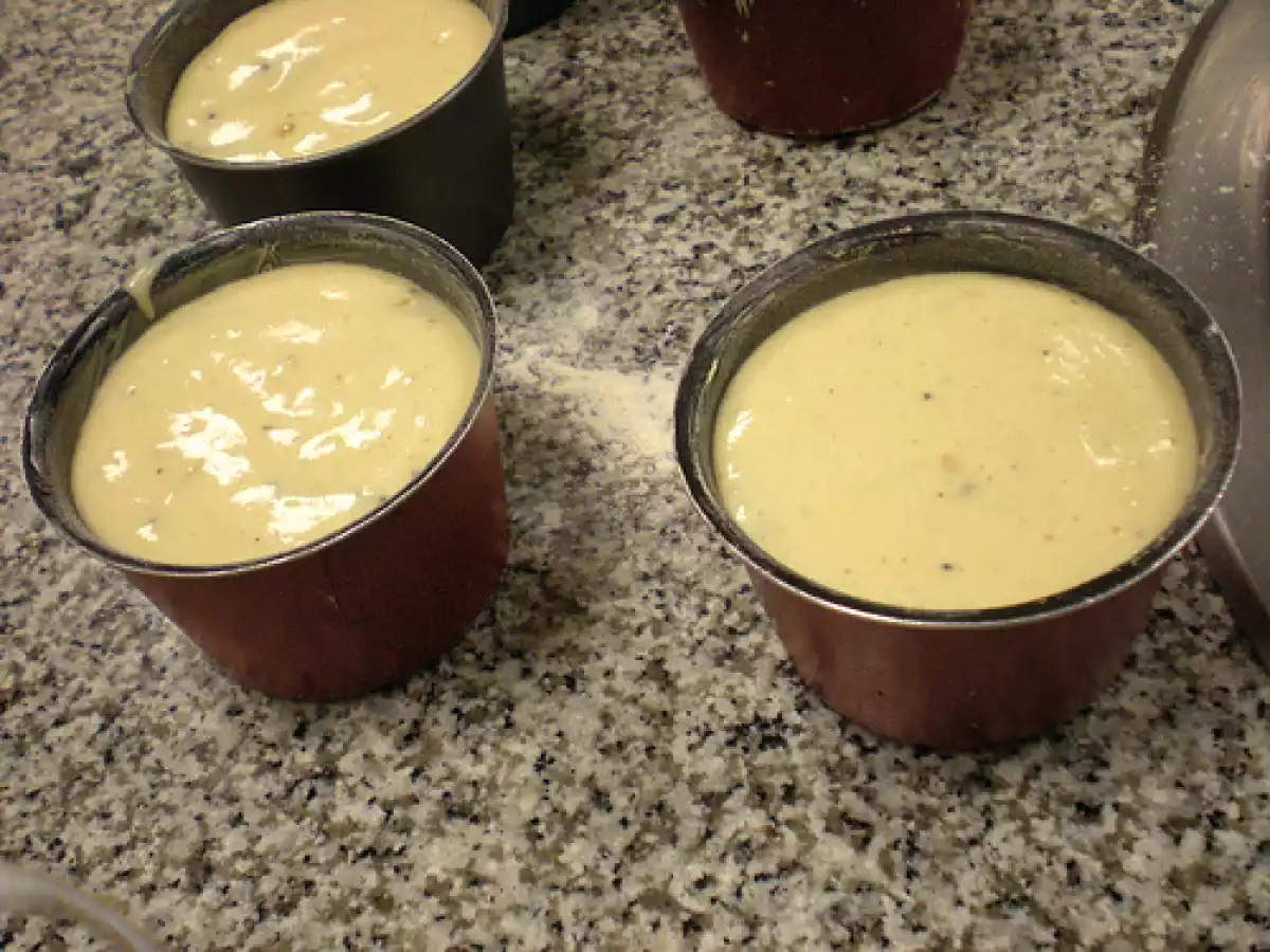 Souflé de hongos y trufa con gratinado de garbanzos con queso. Paso a paso. - foto 12