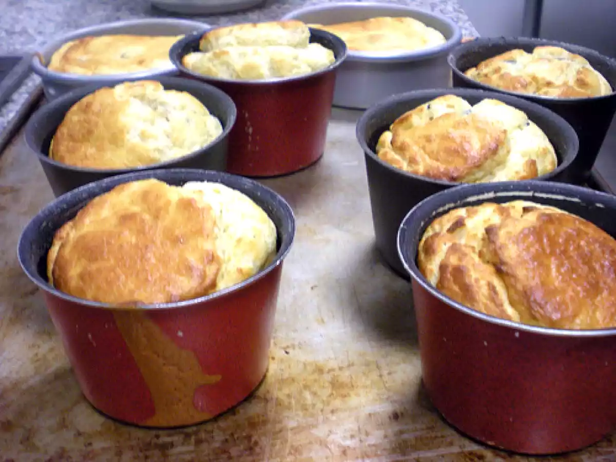 Souflé de hongos y trufa con gratinado de garbanzos con queso. Paso a paso. - foto 13