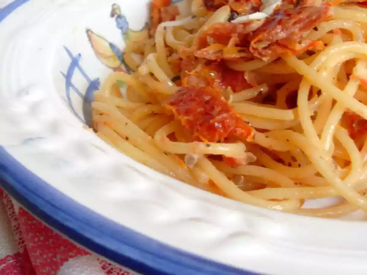 Spaghettini al Pesto Rosso Panna - foto 4