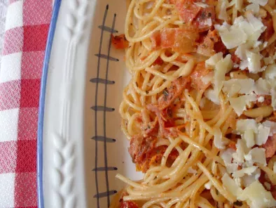 Spaghettini al Pesto Rosso Panna, foto 3