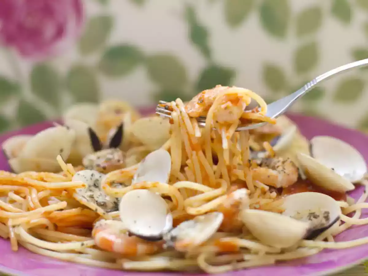Spaguetti frutti di mare