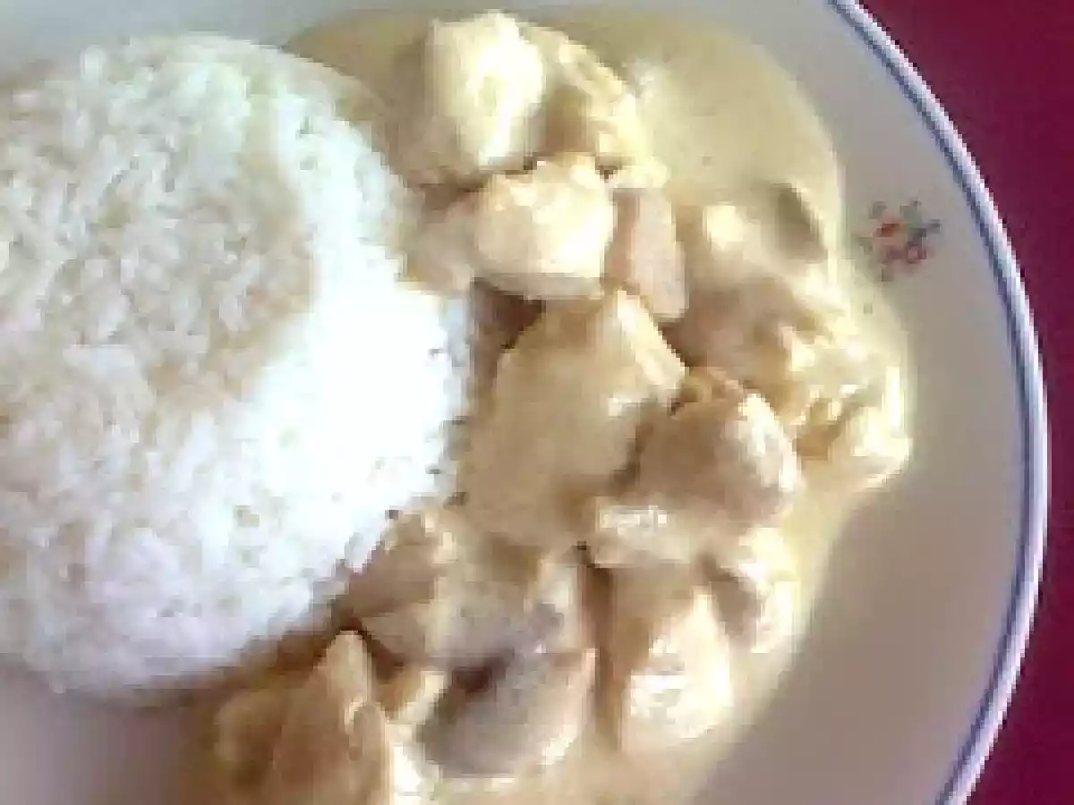Stroganoff de pollo