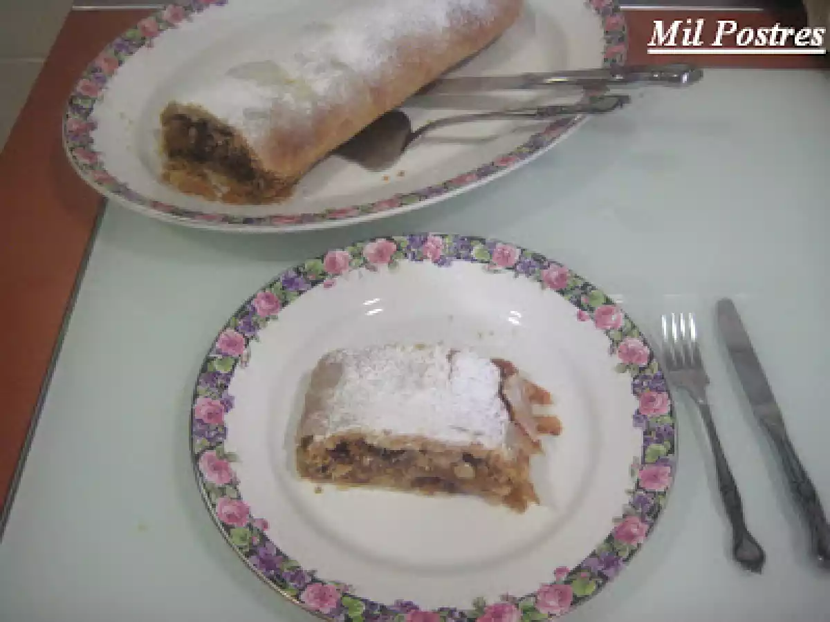 Strudel de albaricoques y almendras - foto 2