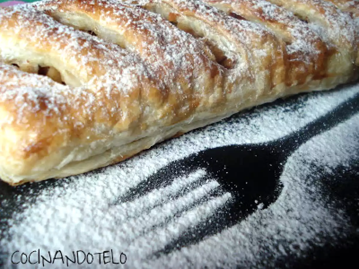 Strudel de manzana con pasas y avellanas - foto 3