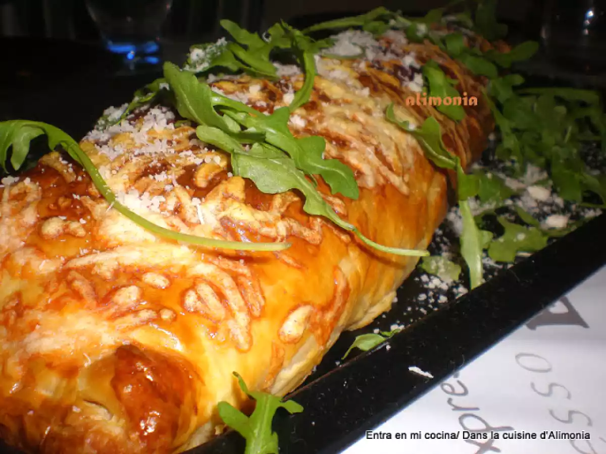 Strudel jamon-queso / strudel jambon-fromage