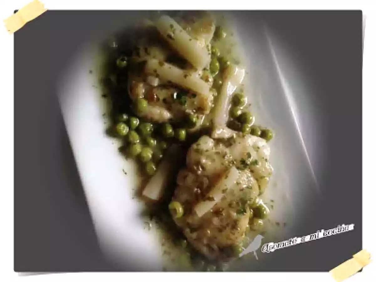 Supremas de bacalao fresco en salsa verde