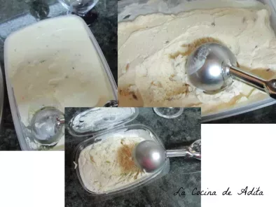 Surtido de helados, con piña caramelizada y bizcocho esponja - foto 4
