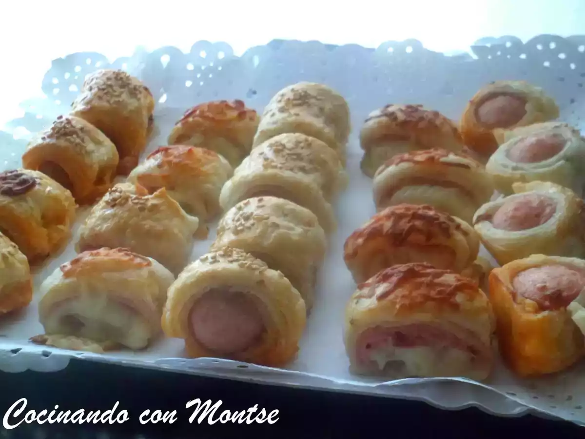 Surtido de hojaldres salados