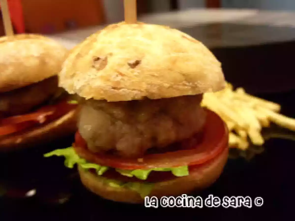 Surtido de Mini-Hamburguesas con Patatas Paja - foto 2