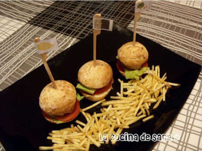 Surtido de Mini-Hamburguesas con Patatas Paja - foto 3