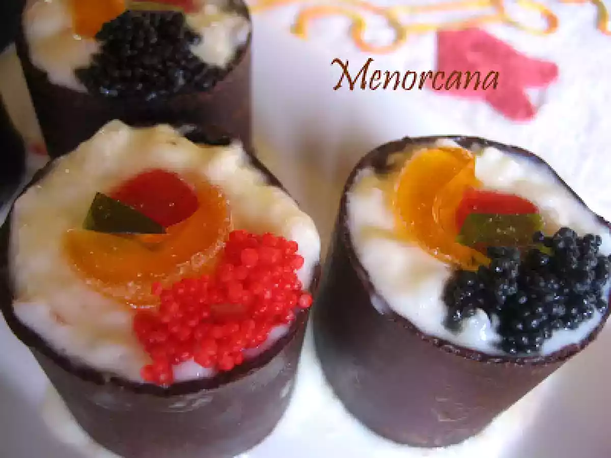 Sushi de arroz con leche