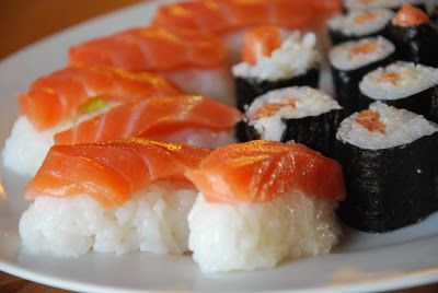 Sushi nigiri de salmón - Receta Petitchef