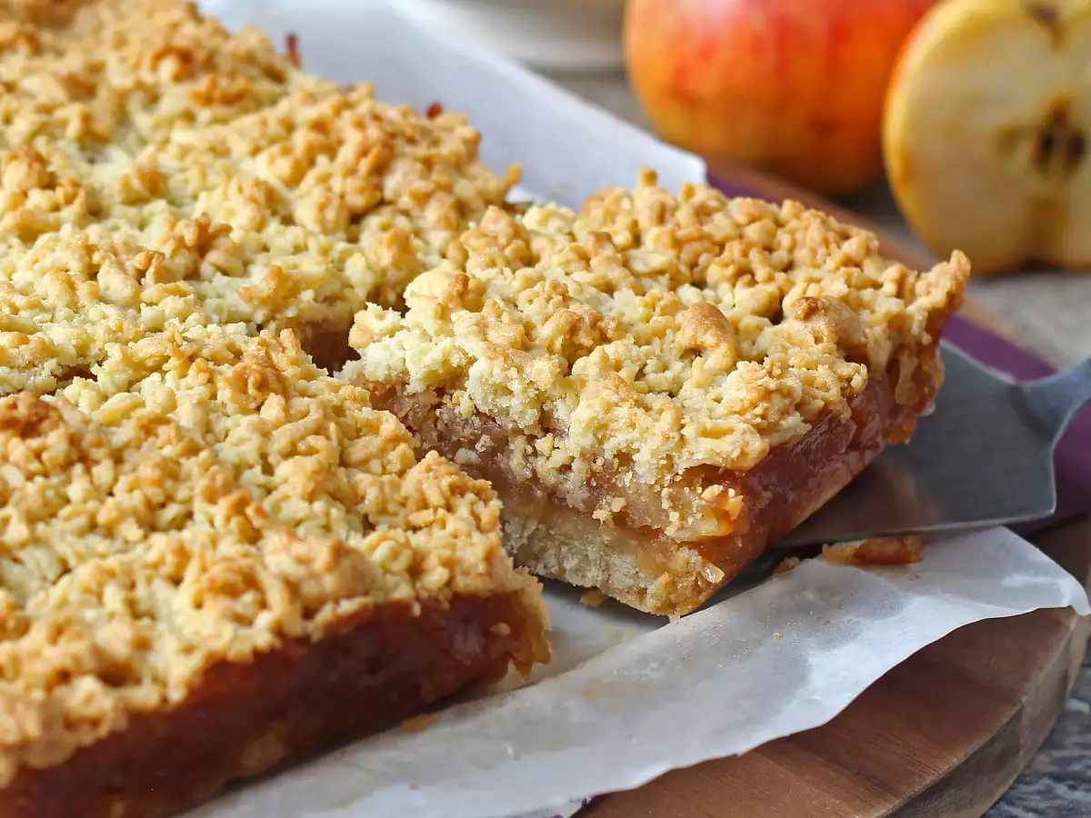 Szarlotka: tarta polaca de manzana con cobertura crujiente - foto 4