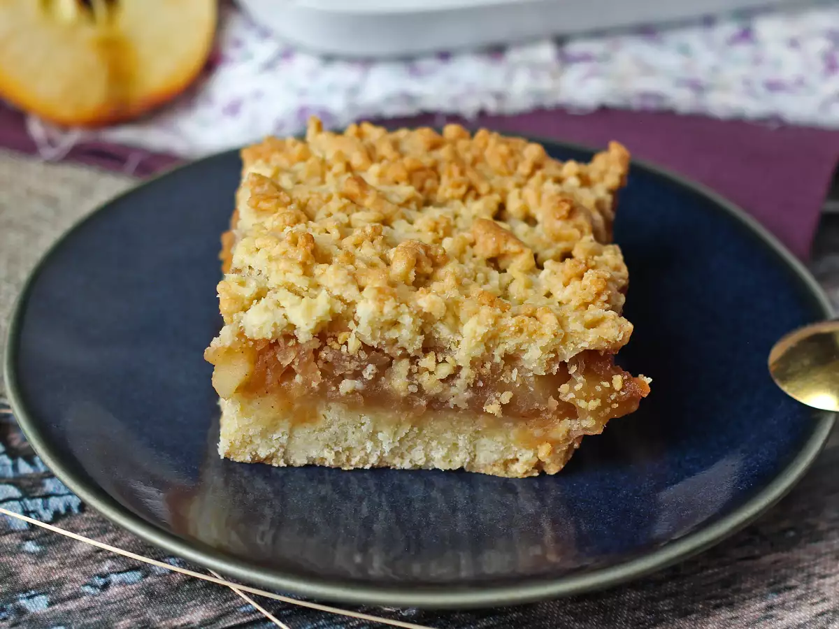 Szarlotka: tarta polaca de manzana con cobertura crujiente - foto 7