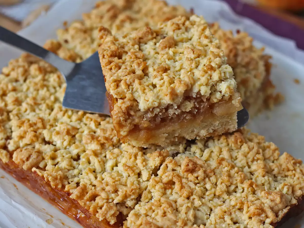 Szarlotka: tarta polaca de manzana con cobertura crujiente - foto 8