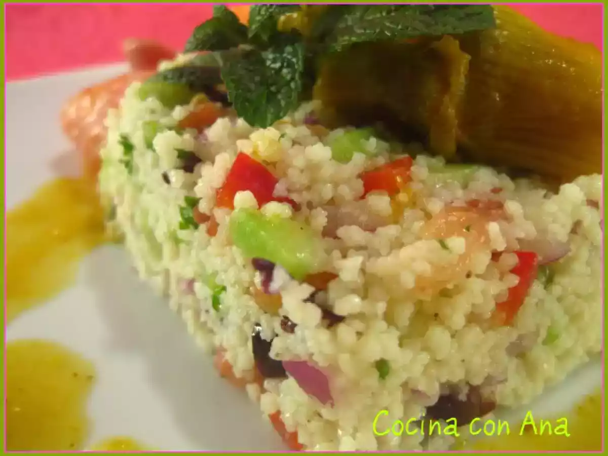 TABULE CON FLOR DE SALMON Y ALCACHOFAS CONFITADAS - foto 2