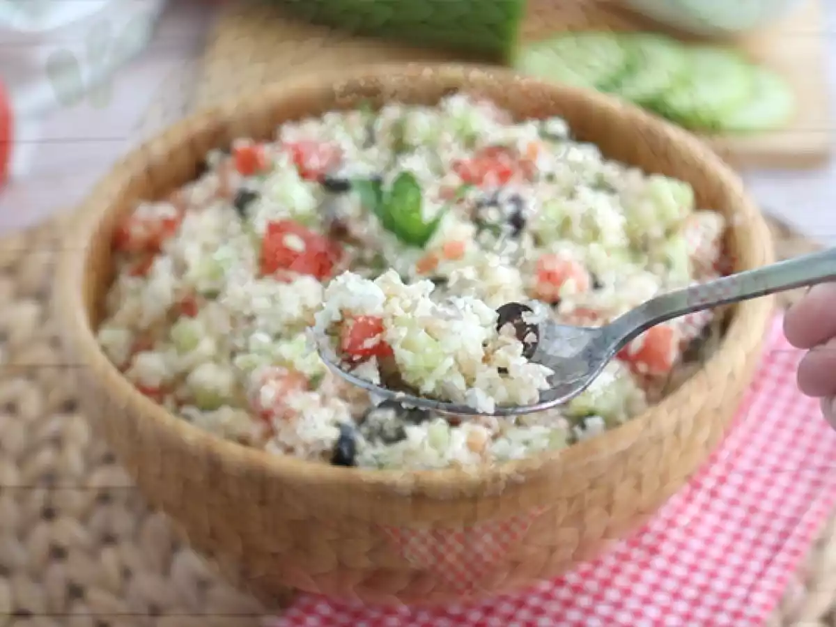 Tabulé de coliflor 100% vegano y sin gluten - foto 3