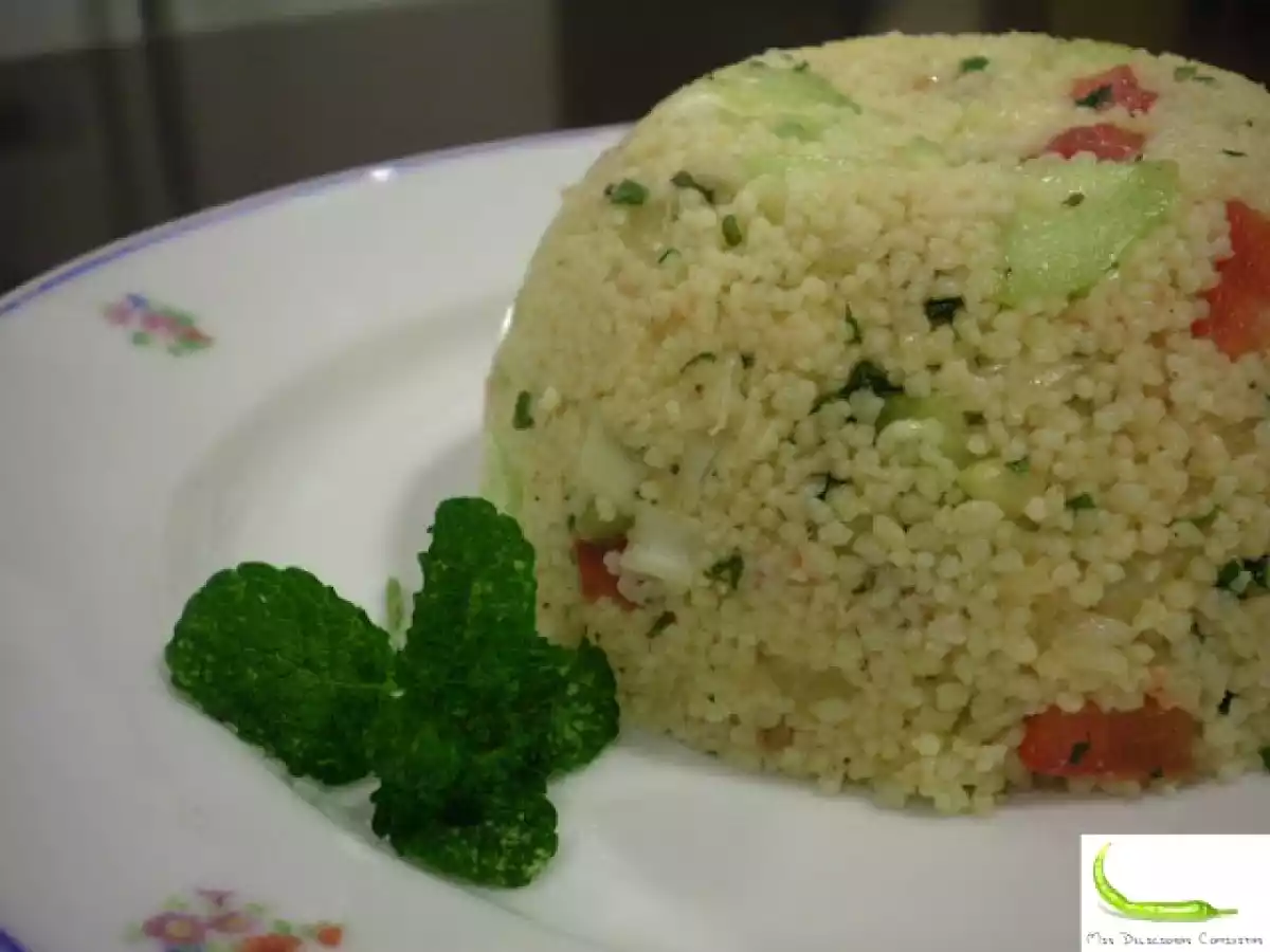 Tabulé, taboule con menta