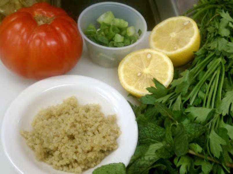 Tabule, taboule de quinoa, foto 2