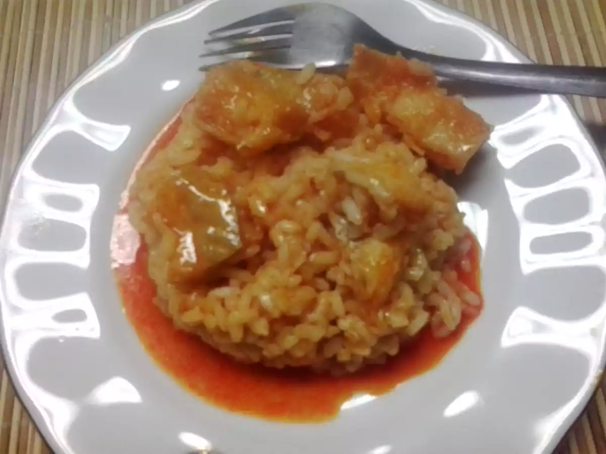 Tacos de bacalao con arroz - foto 2