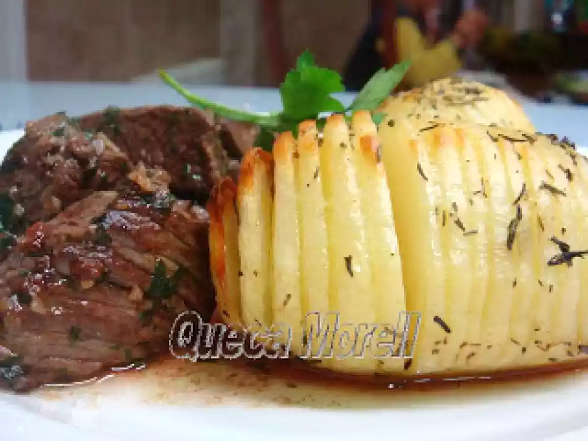 Tacos de solomillo con papas hasselbach