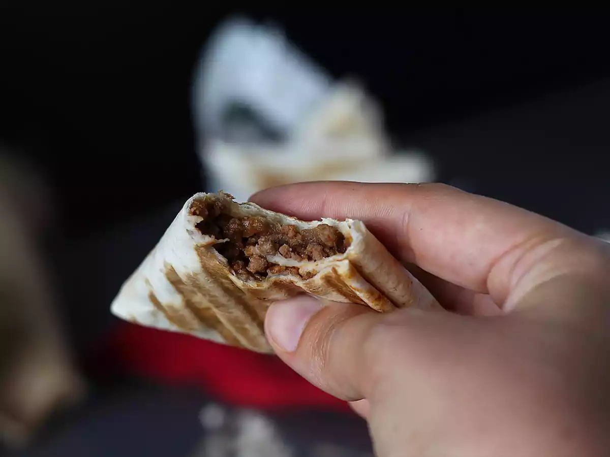 Tacos samosas con carne picada - foto 2