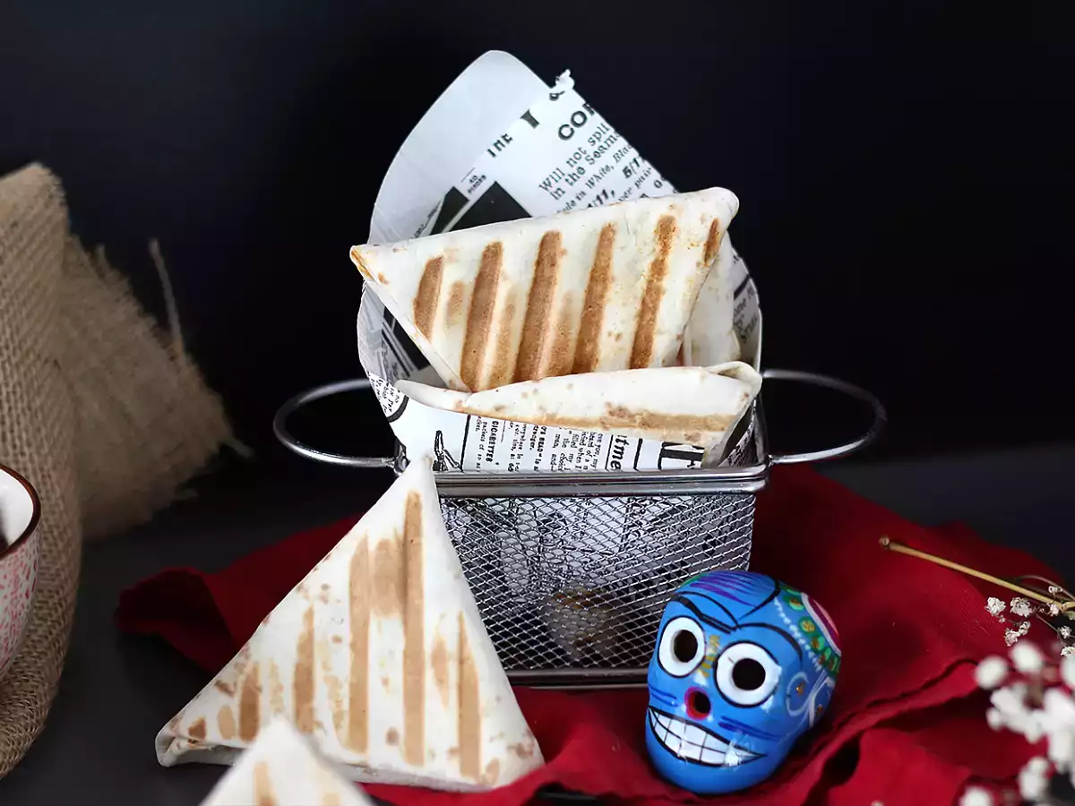 Tacos samosas con carne picada - foto 4