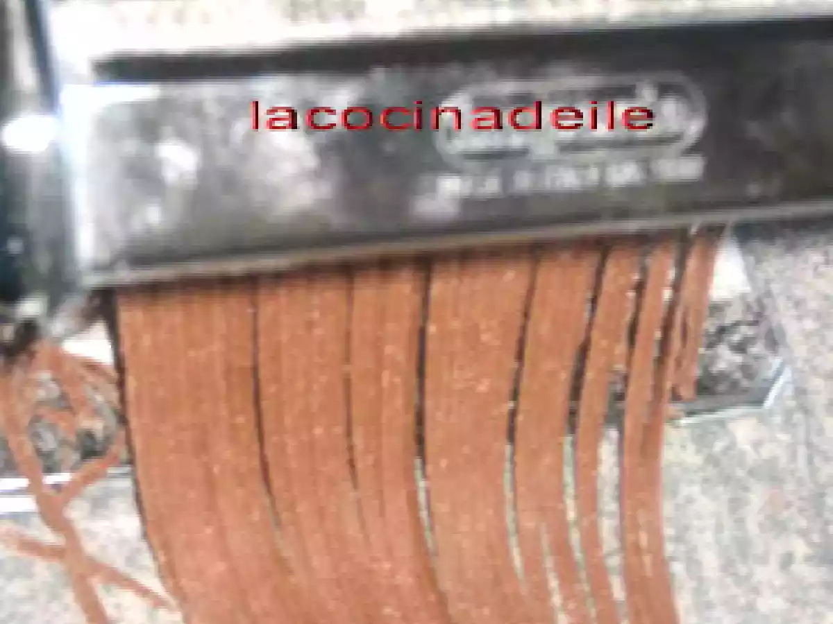 Tagliatelle al chocolate con queso de cabra - foto 8