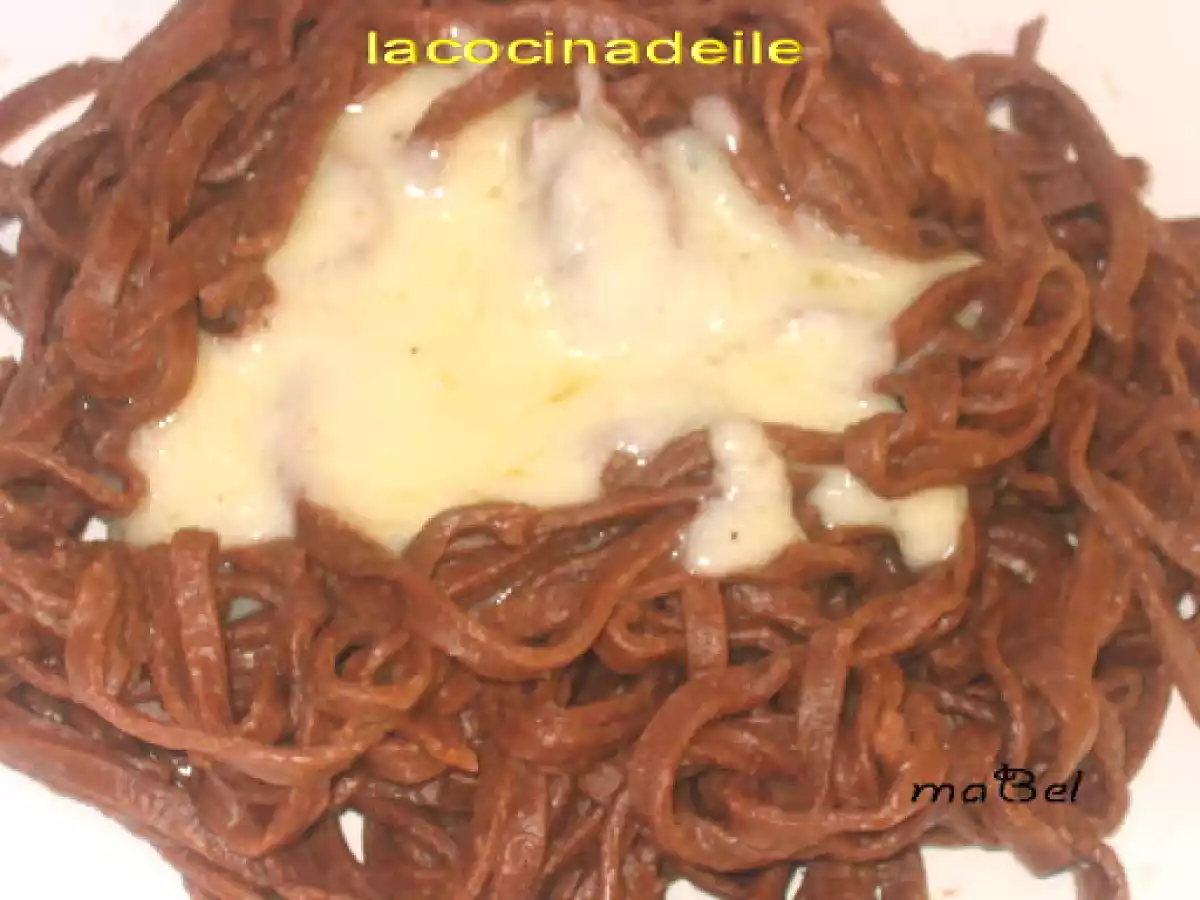 Tagliatelle al chocolate con queso de cabra - foto 12