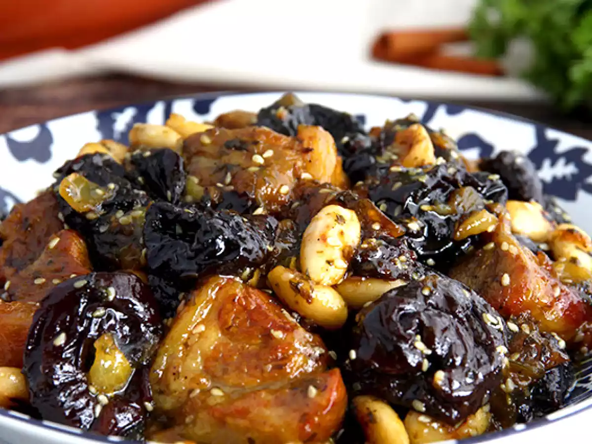 Tajine de cordero y ciruelas pasas - foto 3