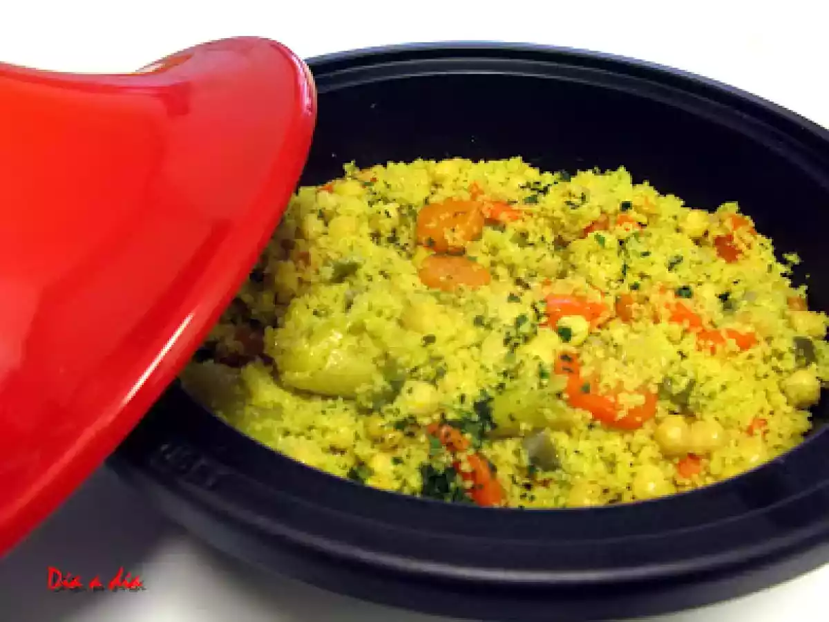 Tajine de Cuscús con Chuletas de Cordero