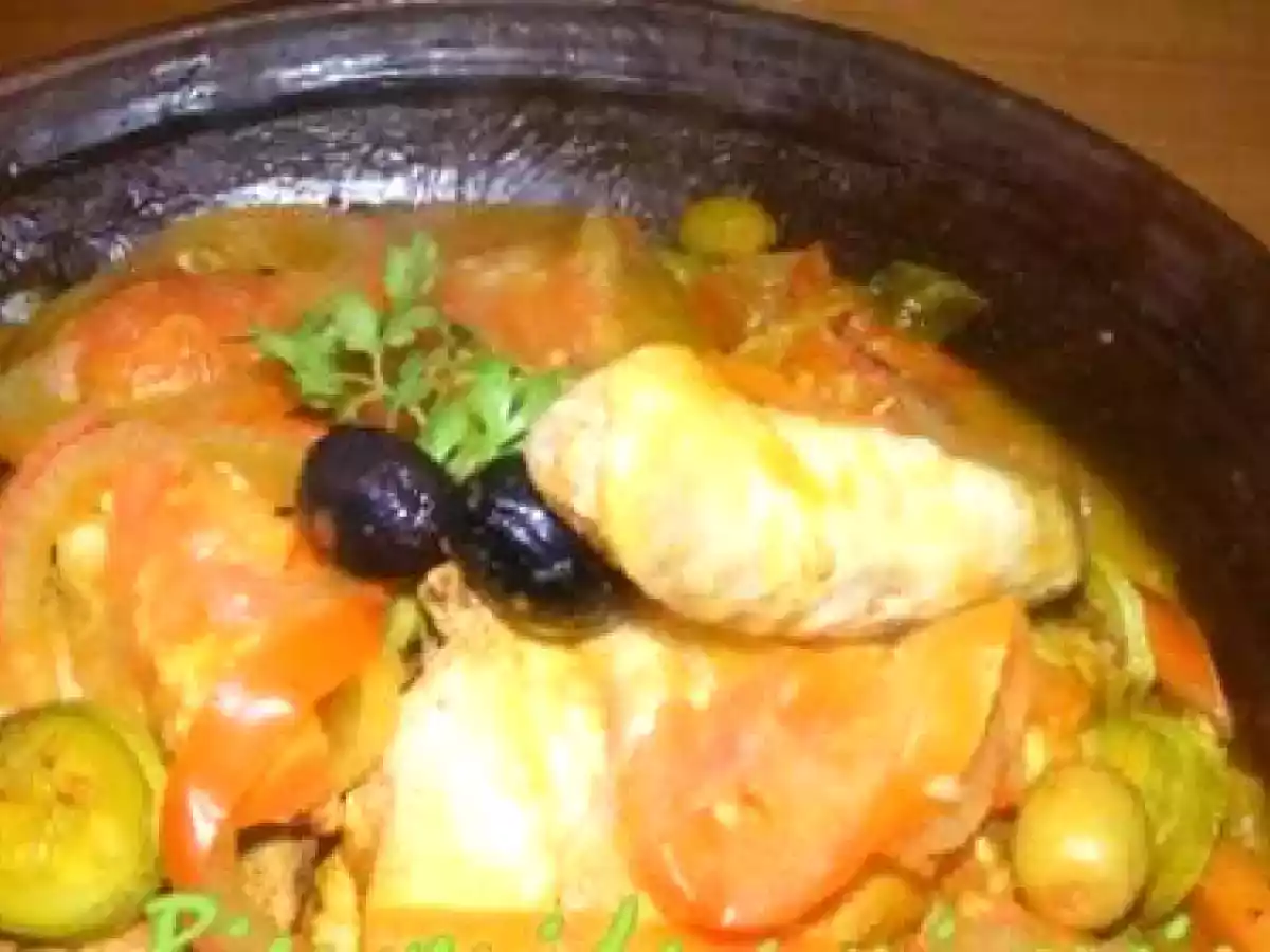 Tajine de pollo con verduras