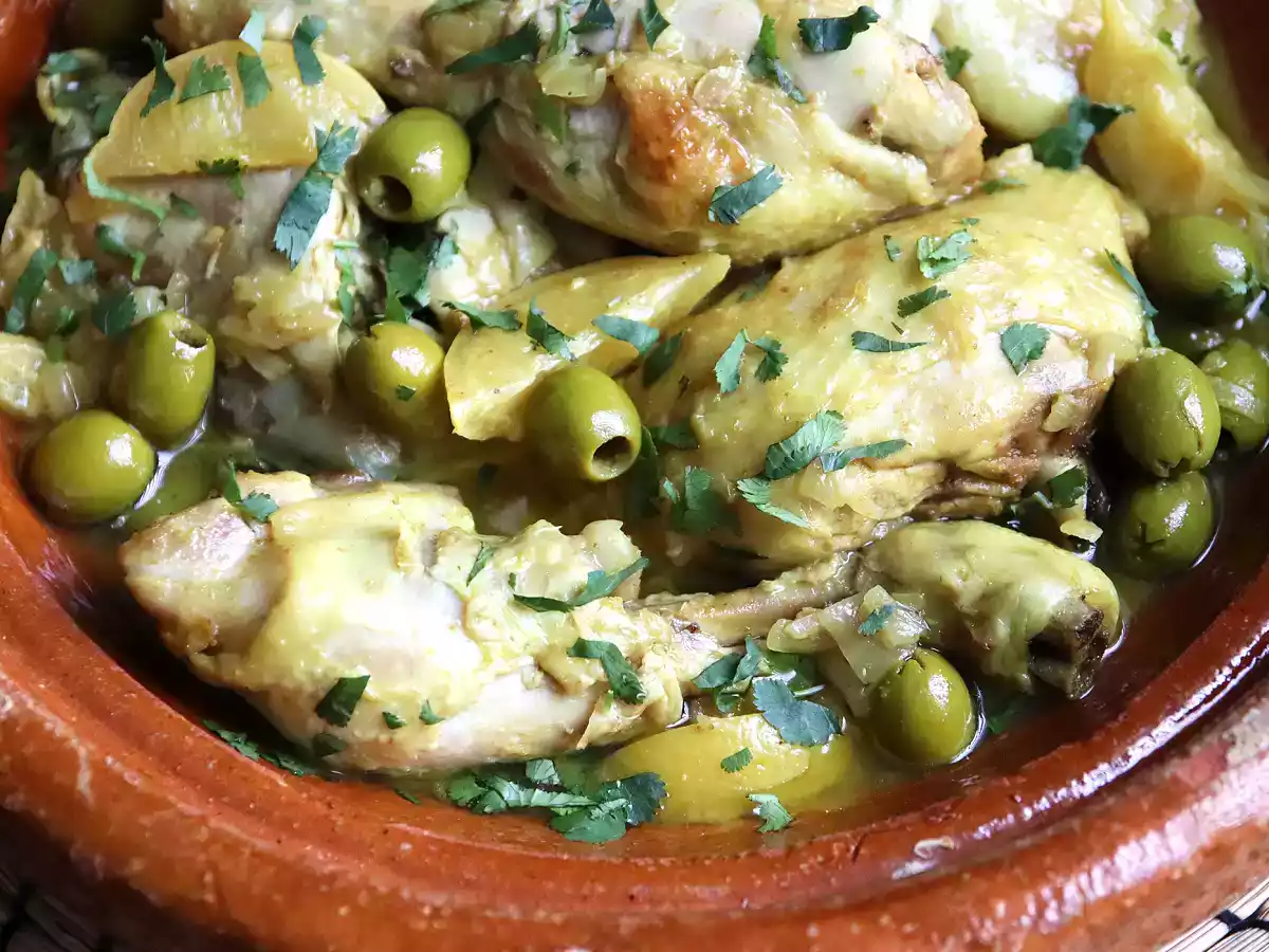 Tajine de pollo, limón y aceitunas (Muy fácil) - foto 2