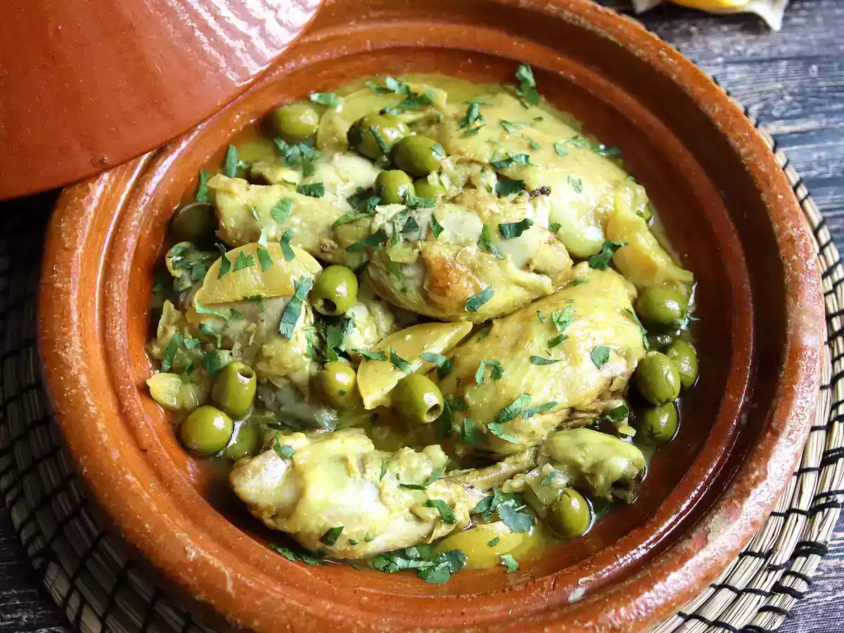 Tajine de pollo, limón y aceitunas (Muy fácil) - foto 3
