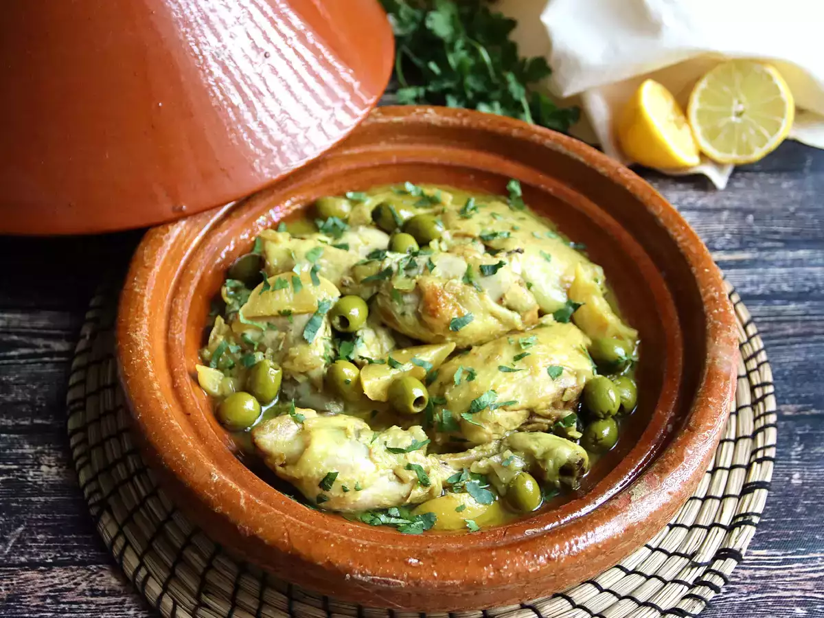 Tajine de pollo, limón y aceitunas (Muy fácil) - foto 4