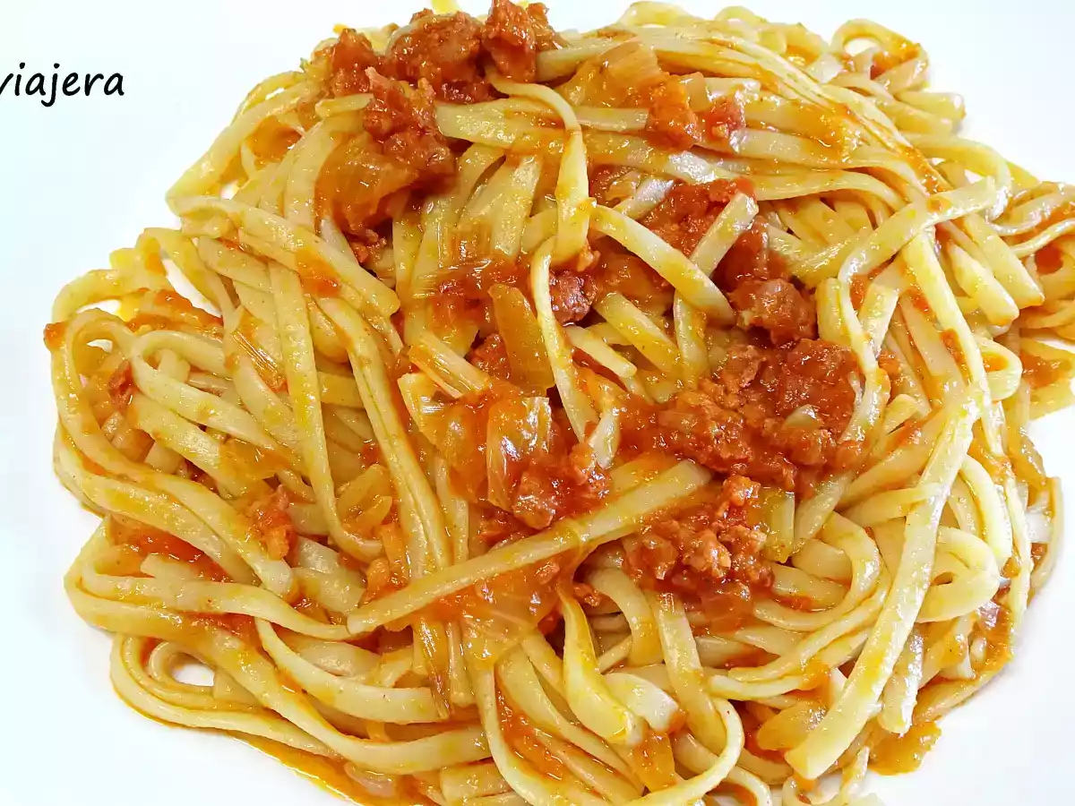 Tallarines con picadillo de Soria - foto 2