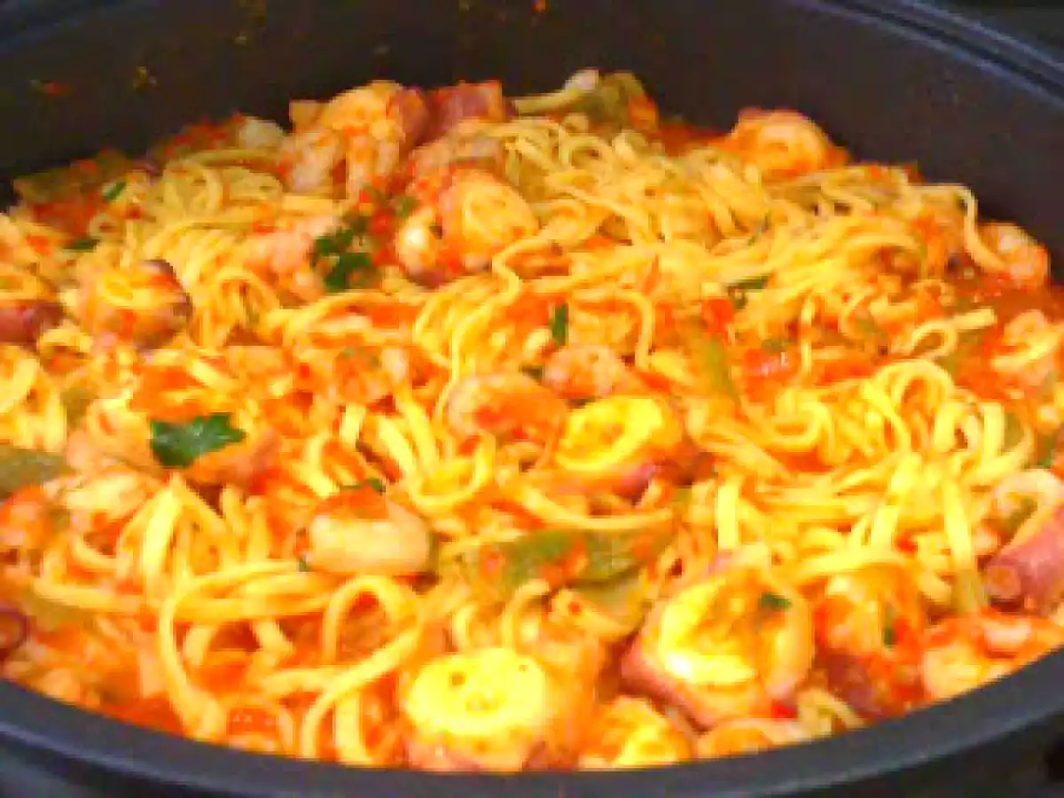 Tallarines con pulpo - foto 2