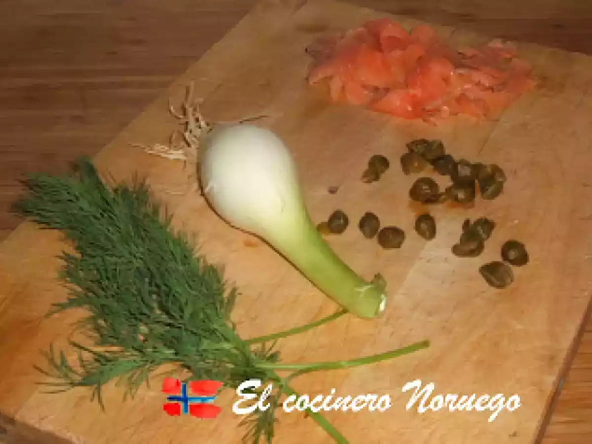 Tallarines con salmón ahumado - foto 2