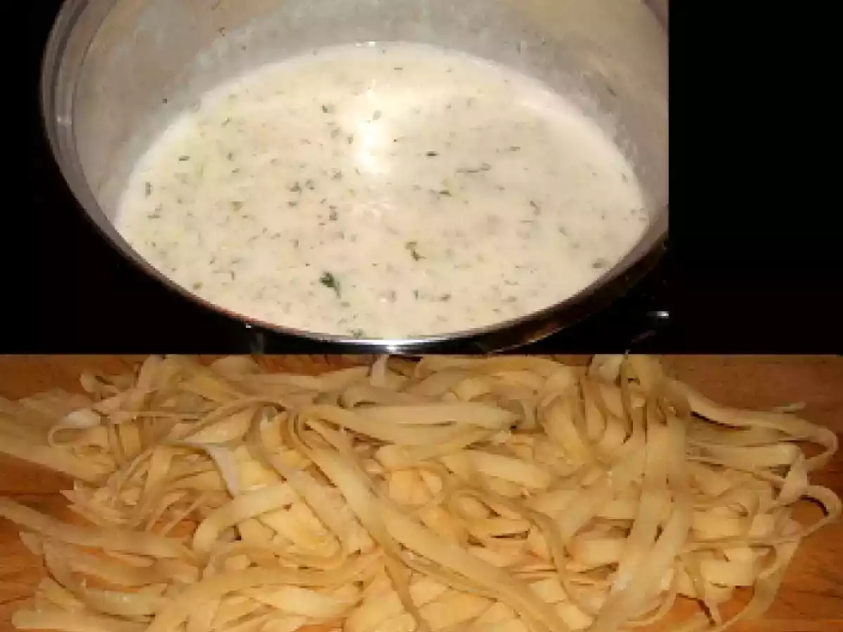 Tallarines con salmón ahumado - foto 4