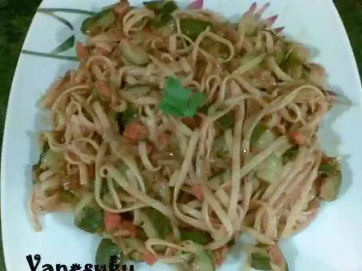 Tallarines de la huerta