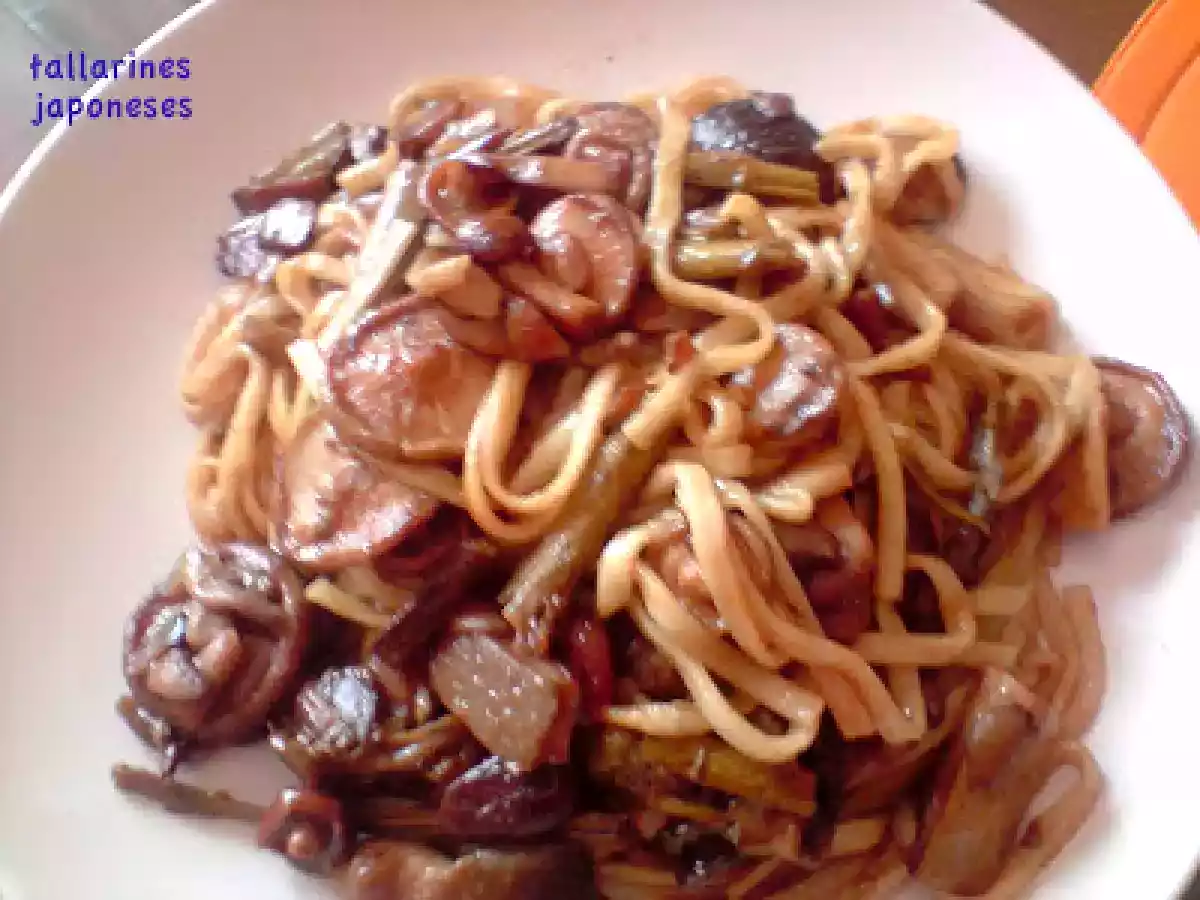 TALLARINES JAPONESES EN SALSA DE SOJA GM D