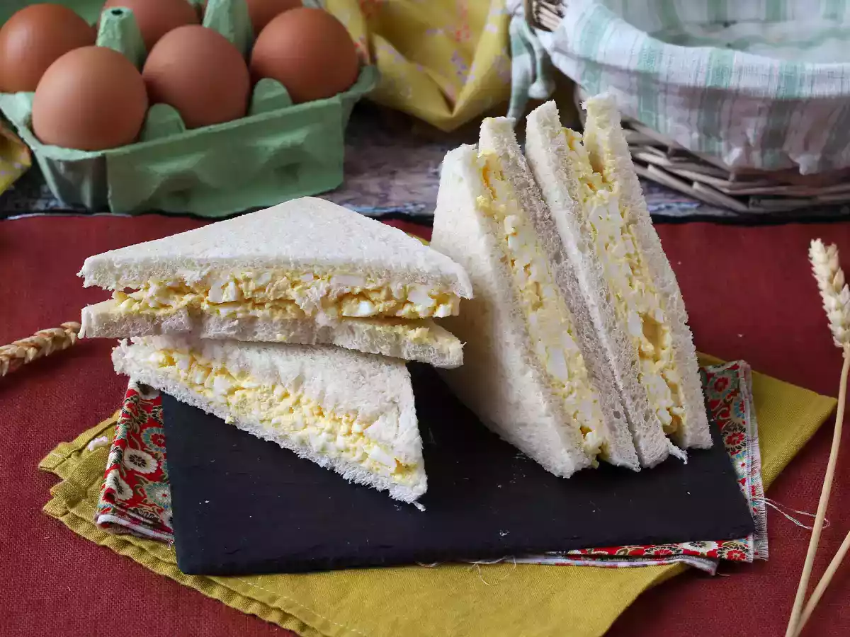 Tamago sando: delicioso sándwich de huevo japonés