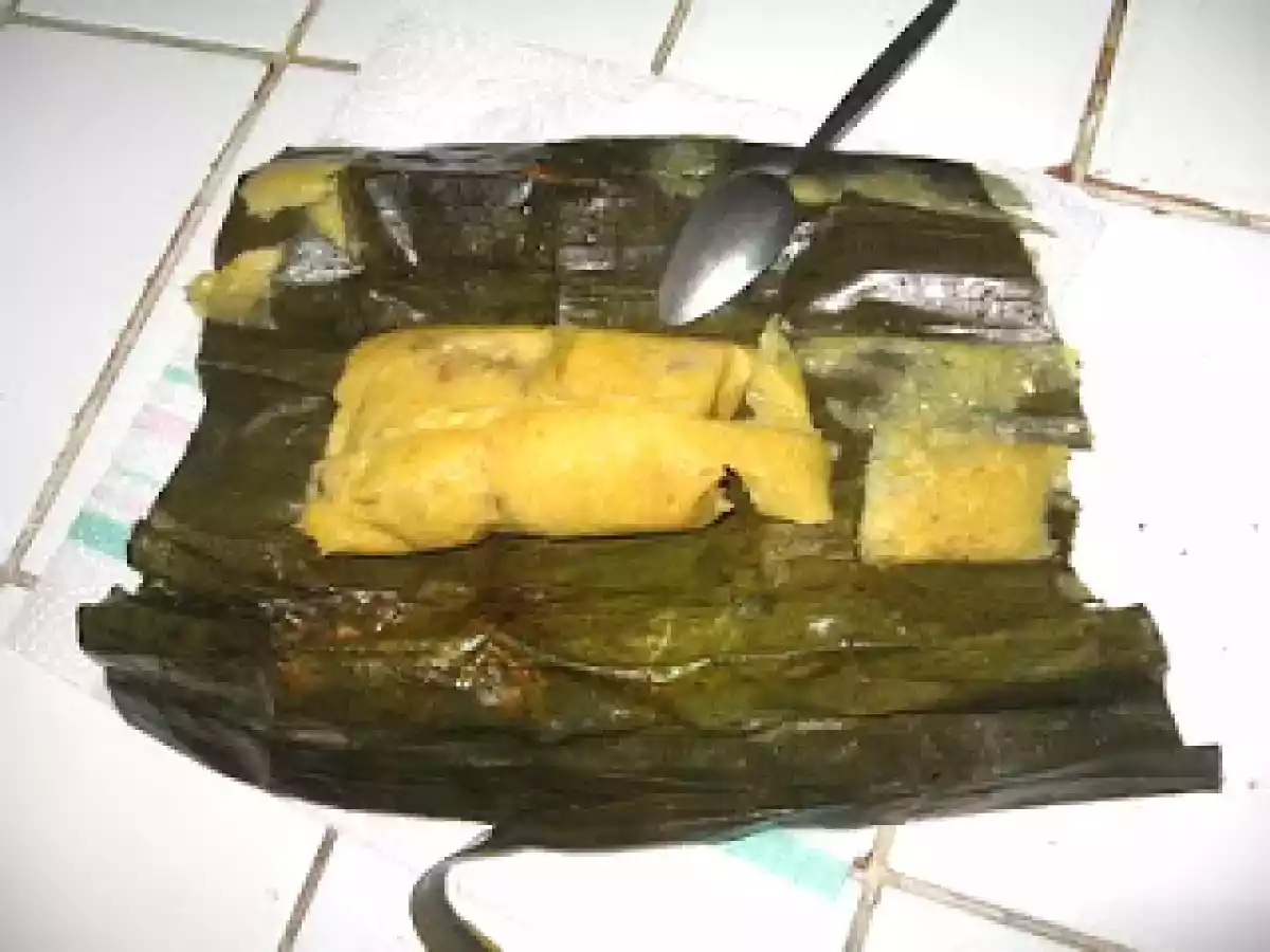 Tamal de gallina - ecuatoriana
