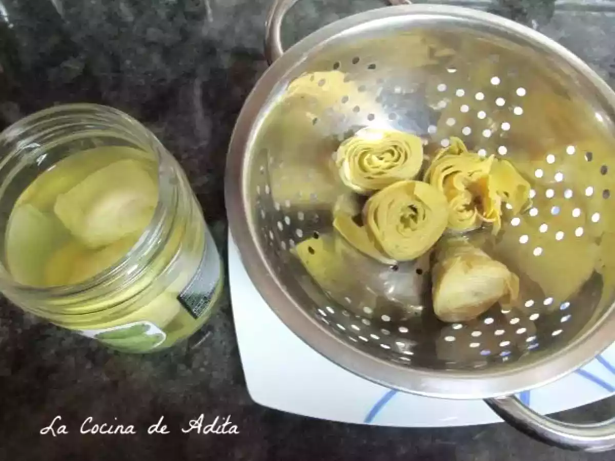 Tapa de alcachofas con mayonesa de alcachofas - foto 5