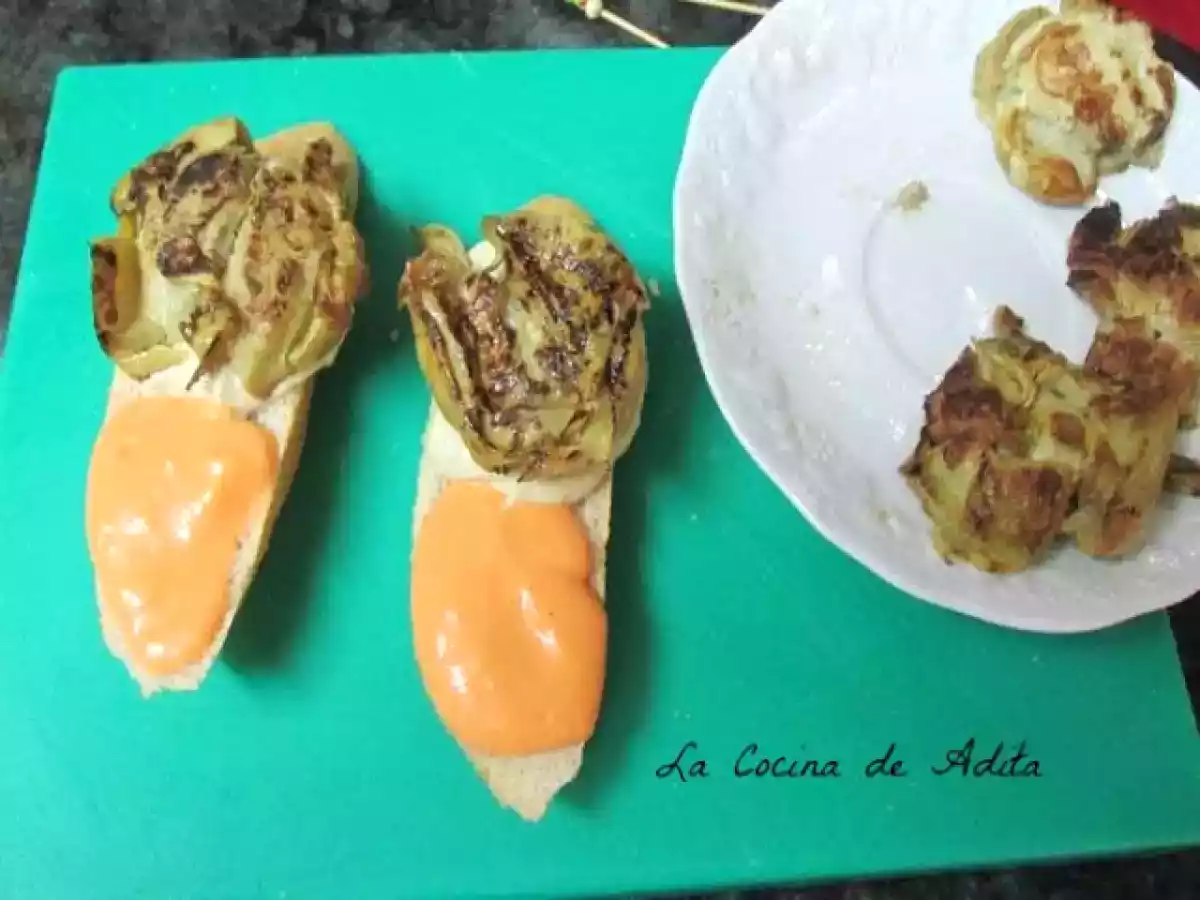 Tapa de alcachofas con mayonesa de alcachofas - foto 10