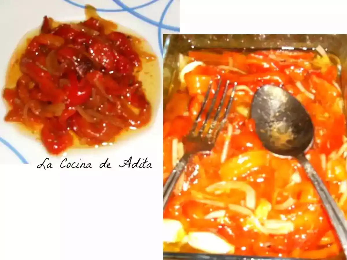 Tapa de pimientos asado con caballa - foto 2